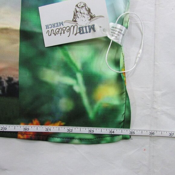 Mid Western Merch Cowboy Rodeo Print Wildrag Bandana Scarf 35x35 - Picture 2 of 3